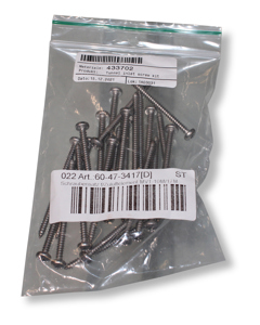 Screw kit f/fresh air inlet MVT-10M/17M